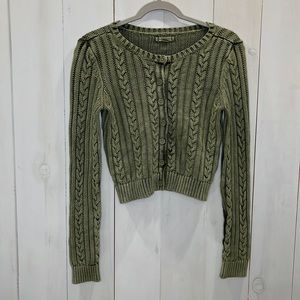 AE Green Cardigan - XS
